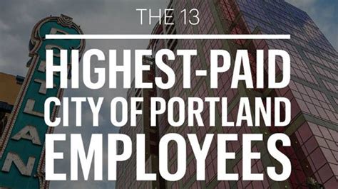 city of portland employee salaries.